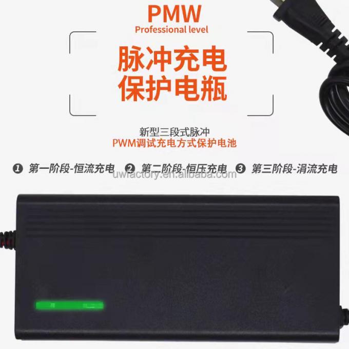 7.5W Automatic Identification 12V Smart Pulse Repair Battery Charger for 4-180Ah Lead Acid Car Battery Pack 1