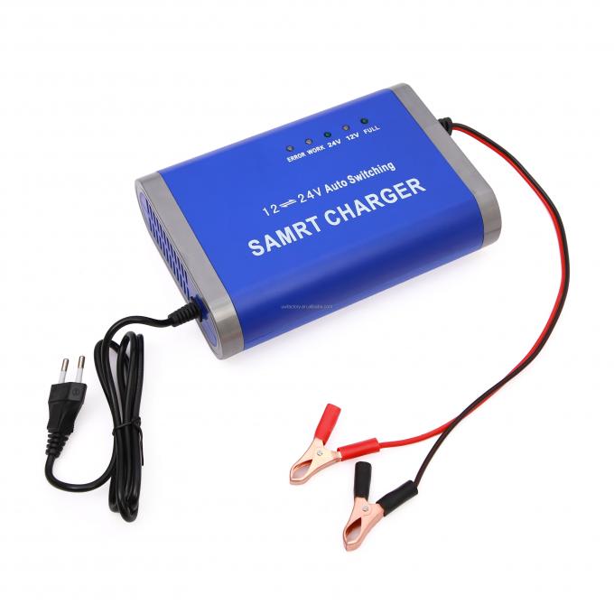 125W Output Power Full Automatic 12V-24V 8A Digital LCD Display Battery Charger Power Puls Repair Chargers Wet Dry Lead 2